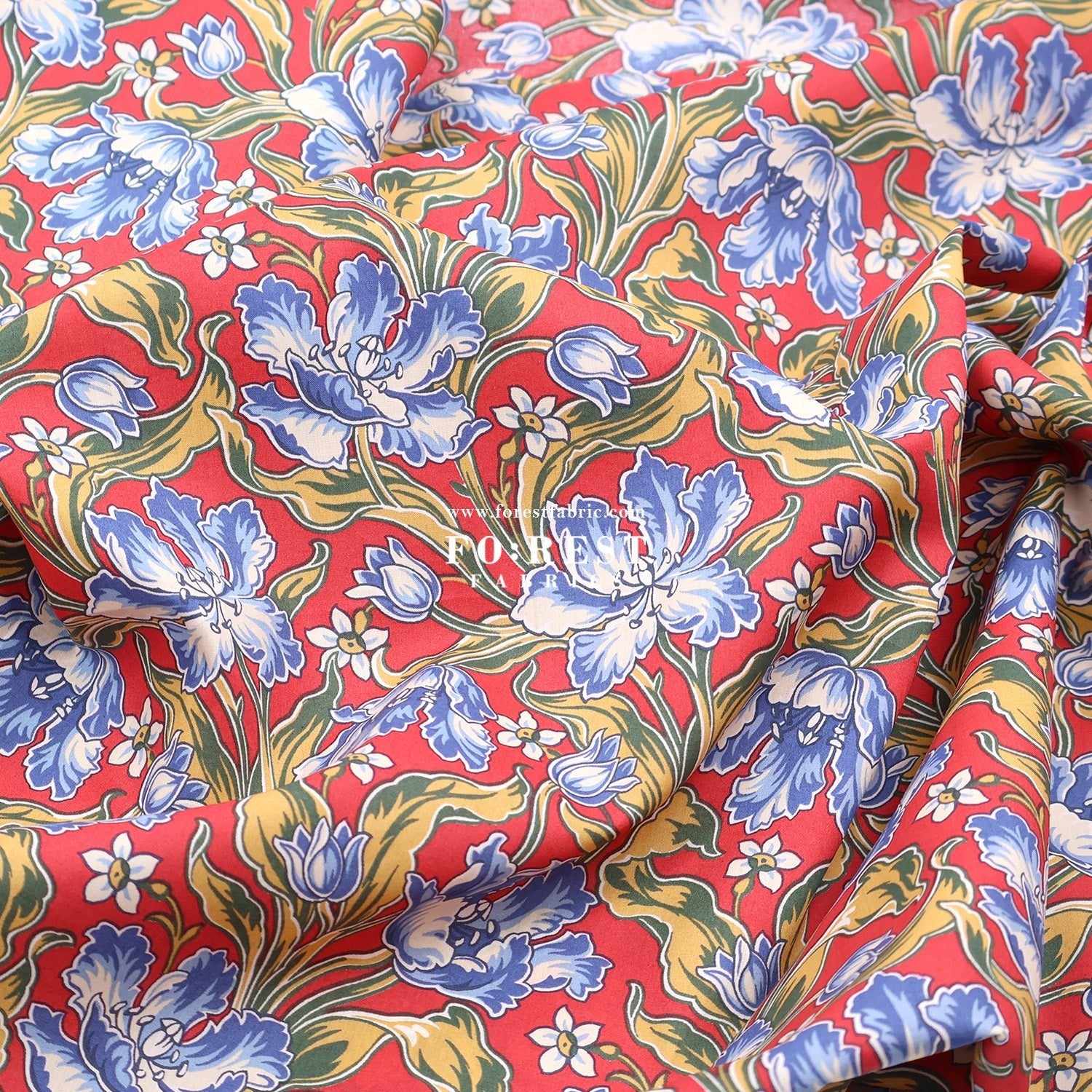 Liberty of London (Tana Lawn™ Cotton Fabric) - Archive Tulips - FO:REST Fabric 布恩堂Liberty fabrictana lawnjapanese fabricykk zipper