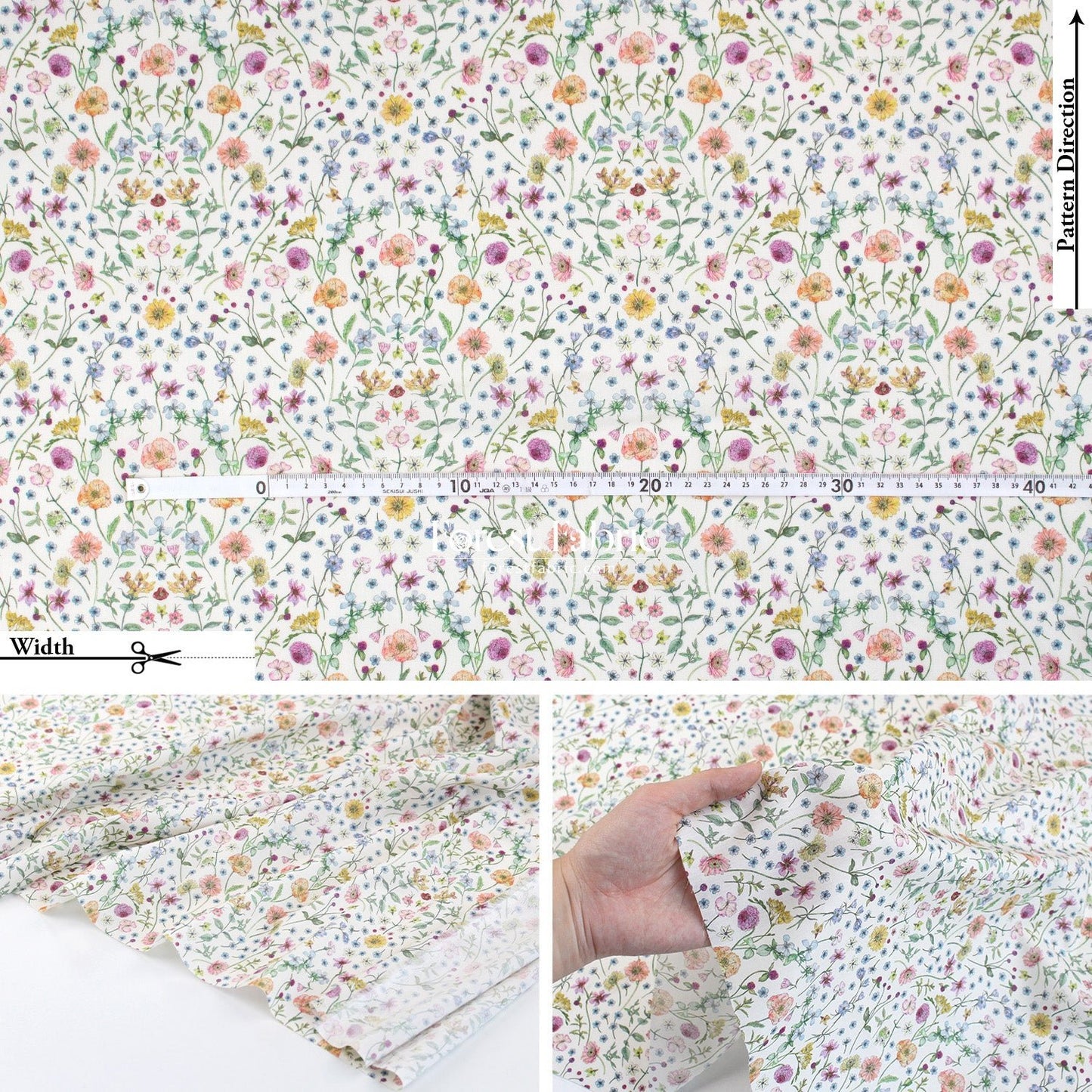 Liberty of London (Tana Lawn™ Cotton Fabric) - Archway - FO:REST Fabric 布恩堂Liberty fabrictana lawnjapanese fabricykk zipper