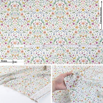 Liberty of London (Tana Lawn™ Cotton Fabric) - Archway - FO:REST Fabric 布恩堂Liberty fabrictana lawnjapanese fabricykk zipper