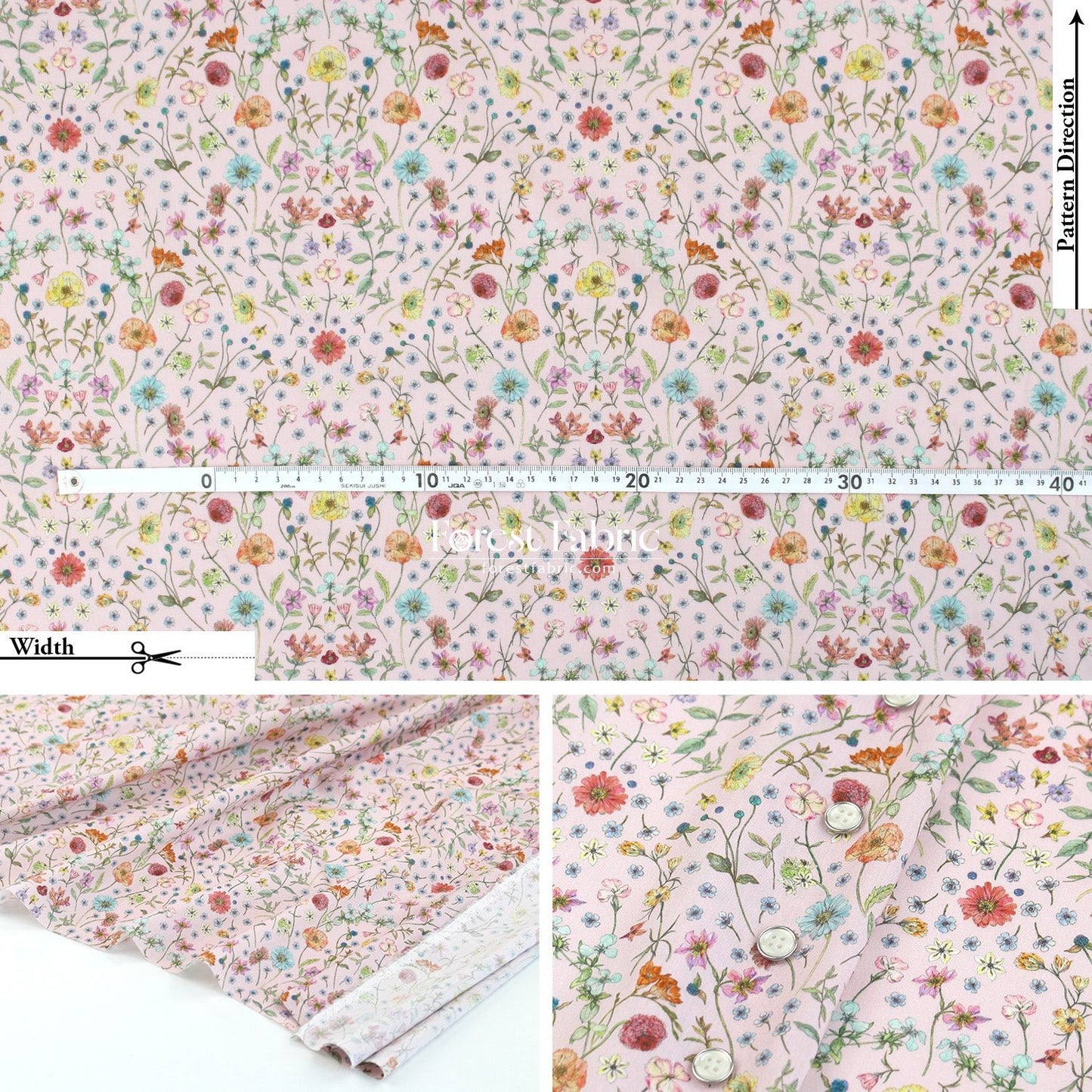 Liberty of London (Tana Lawn™ Cotton Fabric) - Archway - FO:REST Fabric 布恩堂Liberty fabrictana lawnjapanese fabricykk zipper
