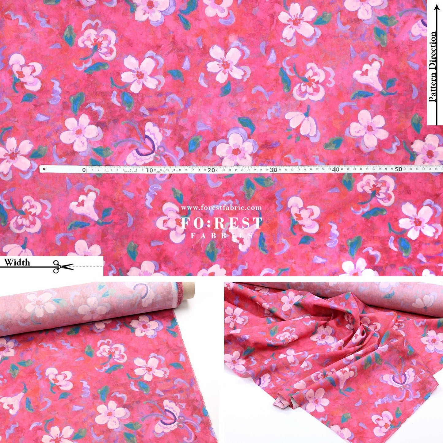 Liberty of London (Tana Lawn™ Cotton Fabric) - Artist Muse - FO:REST Fabric 布恩堂Liberty fabrictana lawnjapanese fabricykk zipper