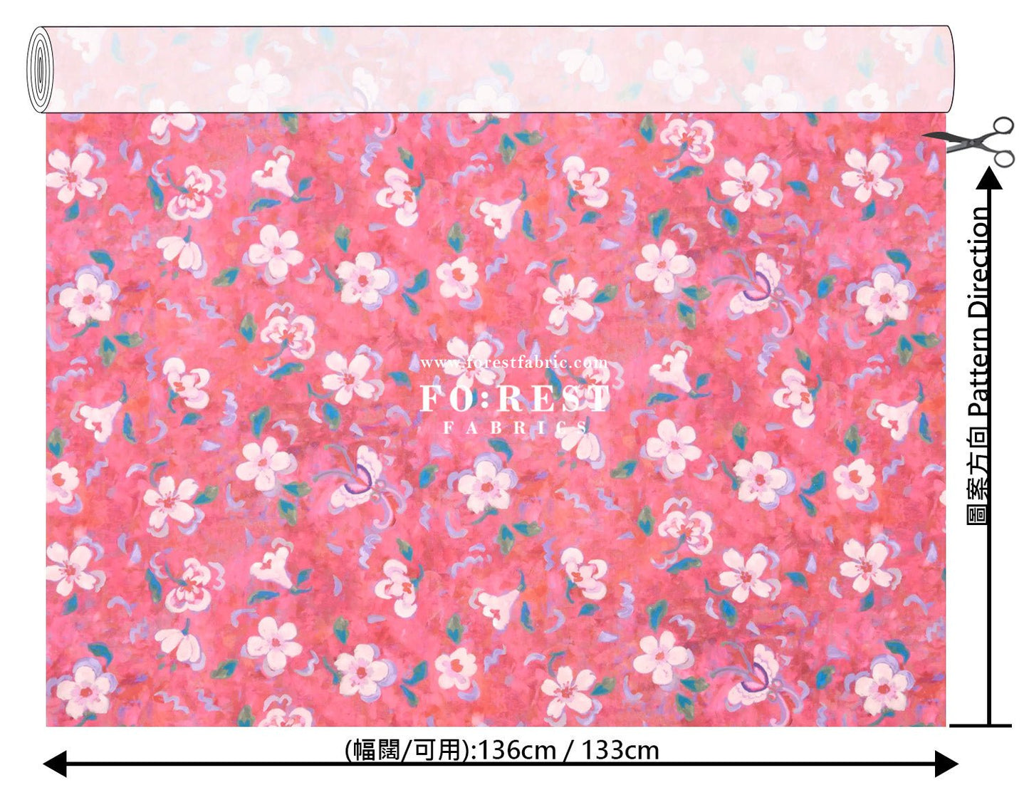 Liberty of London (Tana Lawn™ Cotton Fabric) - Artist Muse - FO:REST Fabric 布恩堂Liberty fabrictana lawnjapanese fabricykk zipper