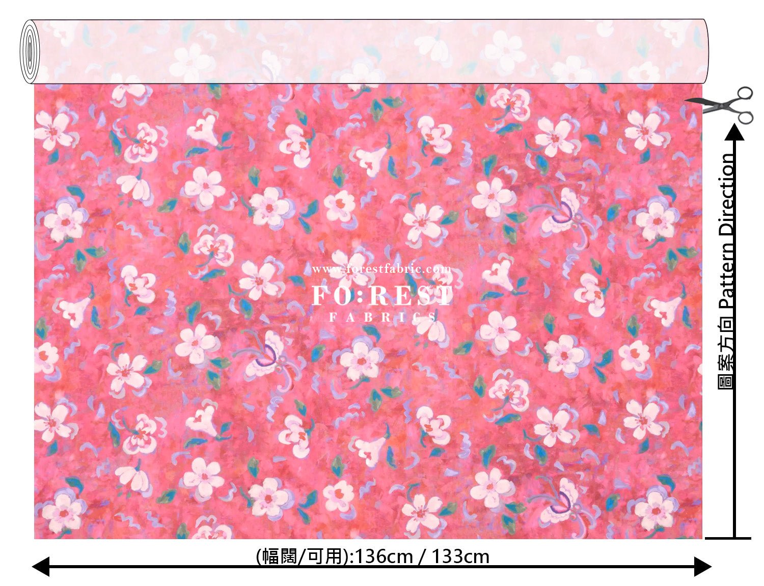Liberty of London (Tana Lawn™ Cotton Fabric) - Artist Muse - FO:REST Fabric 布恩堂Liberty fabrictana lawnjapanese fabricykk zipper