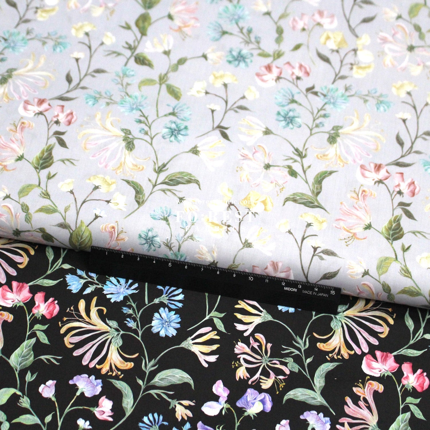 Liberty of London (Tana Lawn™ Cotton Fabric) - Asaka Dream - FO:REST Fabric 布恩堂Liberty fabrictana lawnjapanese fabricykk zipper