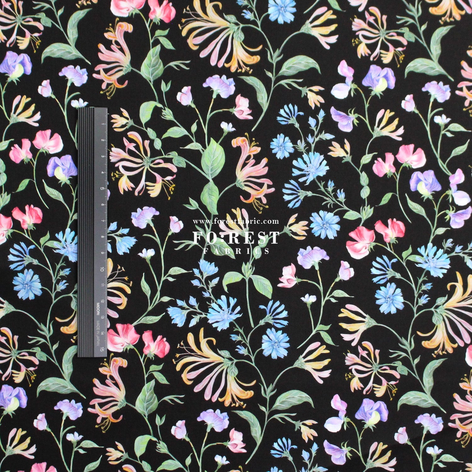 Liberty of London (Tana Lawn™ Cotton Fabric) - Asaka Dream - FO:REST Fabric 布恩堂Liberty fabrictana lawnjapanese fabricykk zipper