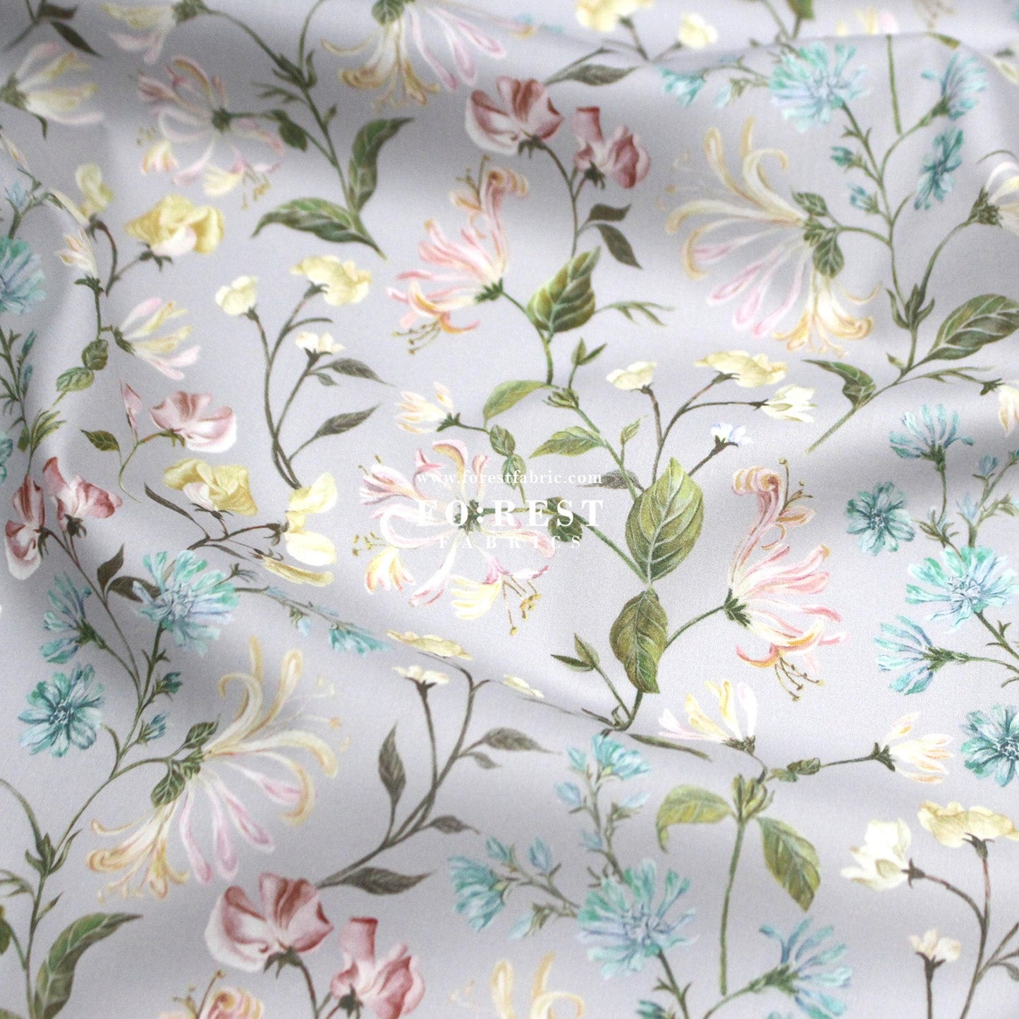 Liberty of London (Tana Lawn™ Cotton Fabric) - Asaka Dream - FO:REST Fabric 布恩堂Liberty fabrictana lawnjapanese fabricykk zipper