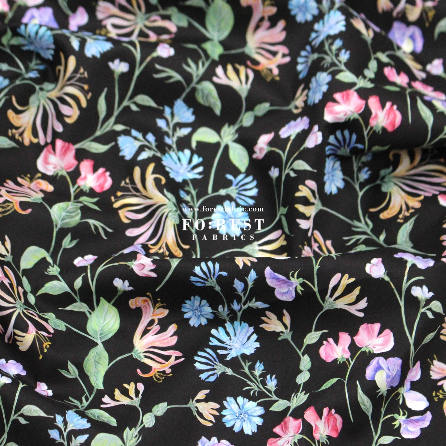 Liberty of London (Tana Lawn™ Cotton Fabric) - Asaka Dream - FO:REST Fabric 布恩堂Liberty fabrictana lawnjapanese fabricykk zipper