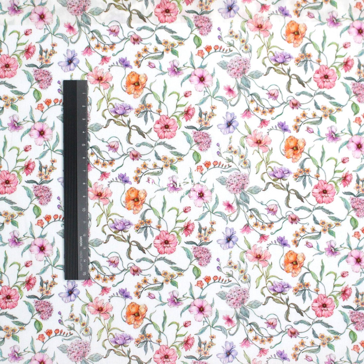 Liberty of London (Tana Lawn™ Cotton Fabric) - Battersea Blooms - FO:REST Fabric 布恩堂Liberty fabrictana lawnjapanese fabricykk zipper