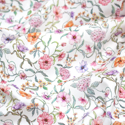 Liberty of London (Tana Lawn™ Cotton Fabric) - Battersea Blooms - FO:REST Fabric 布恩堂Liberty fabrictana lawnjapanese fabricykk zipper