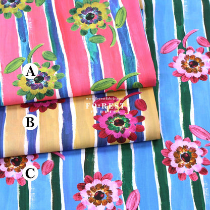 Liberty of London (Tana Lawn™ Cotton Fabric) - Beau - FO:REST Fabric 布恩堂Liberty fabrictana lawnjapanese fabricykk zipper