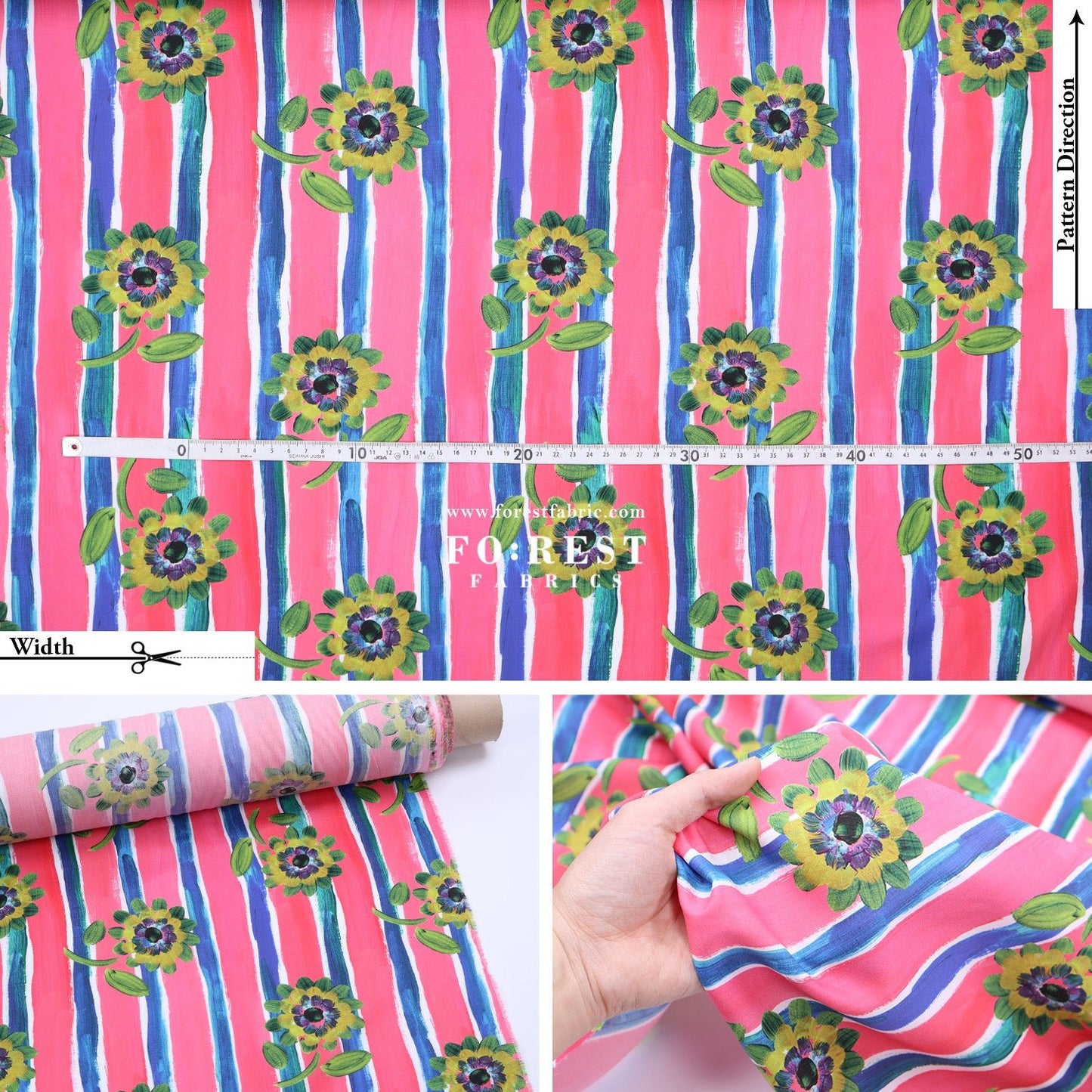 Liberty of London (Tana Lawn™ Cotton Fabric) - Beau - FO:REST Fabric 布恩堂Liberty fabrictana lawnjapanese fabricykk zipper
