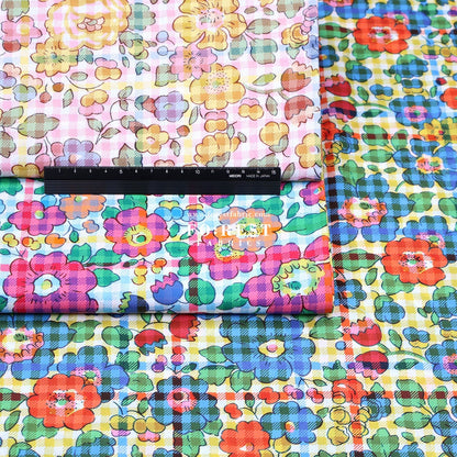 Liberty of London (Tana Lawn™ Cotton Fabric) - Betsy Check - FO:REST Fabric 布恩堂Liberty fabrictana lawnjapanese fabricykk zipper