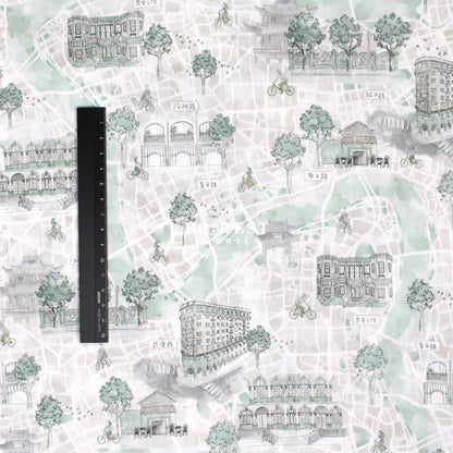Liberty of London (Tana Lawn™ Cotton Fabric) - Bike Ride - FO:REST Fabric 布恩堂Liberty fabrictana lawnjapanese fabricykk zipper