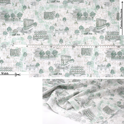 Liberty of London (Tana Lawn™ Cotton Fabric) - Bike Ride - FO:REST Fabric 布恩堂Liberty fabrictana lawnjapanese fabricykk zipper