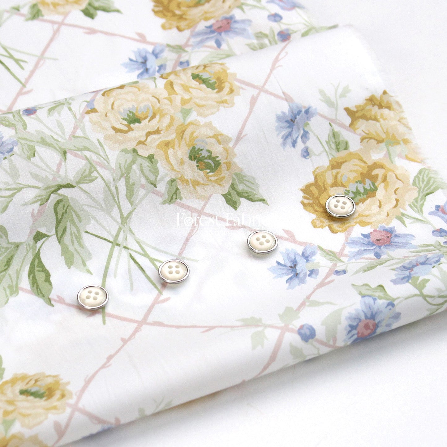 Liberty of London (Tana Lawn™ Cotton Fabric) - BLENHEIM GARDEN - FO:REST Fabric 布恩堂Liberty fabrictana lawnjapanese fabricykk zipper