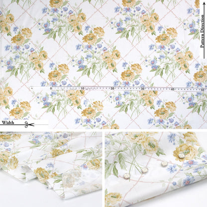 Liberty of London (Tana Lawn™ Cotton Fabric) - BLENHEIM GARDEN - FO:REST Fabric 布恩堂Liberty fabrictana lawnjapanese fabricykk zipper