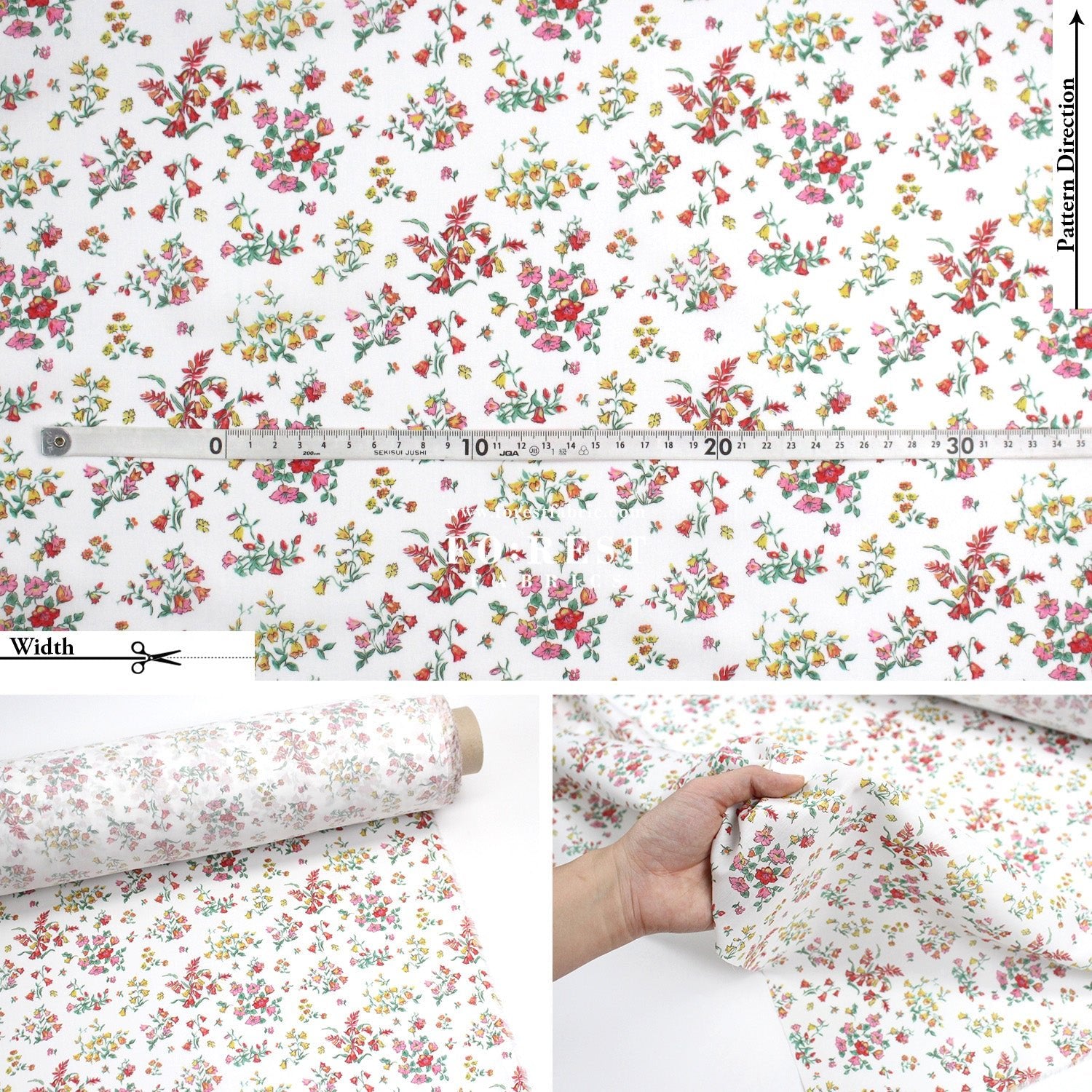 Liberty of London (Tana Lawn™ Cotton Fabric) - Bluebell Fields - FO:REST Fabric 布恩堂Liberty fabrictana lawnjapanese fabricykk zipper