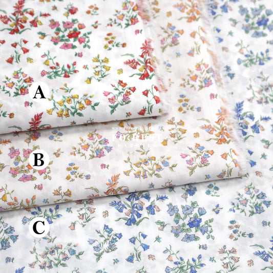 Liberty of London (Tana Lawn™ Cotton Fabric) - Bluebell Fields - FO:REST Fabric 布恩堂Liberty fabrictana lawnjapanese fabricykk zipper