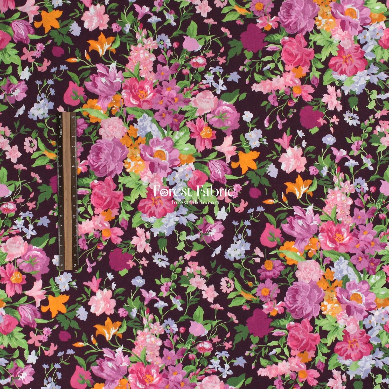 Liberty of London (Tana Lawn™ Cotton Fabric) - BOUQUET CARNIVAL - FO:REST Fabric 布恩堂Liberty fabrictana lawnjapanese fabricykk zipper