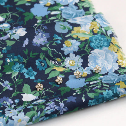 Liberty of London (Tana Lawn™ Cotton Fabric) - BOUQUET CARNIVAL - FO:REST Fabric 布恩堂Liberty fabrictana lawnjapanese fabricykk zipper