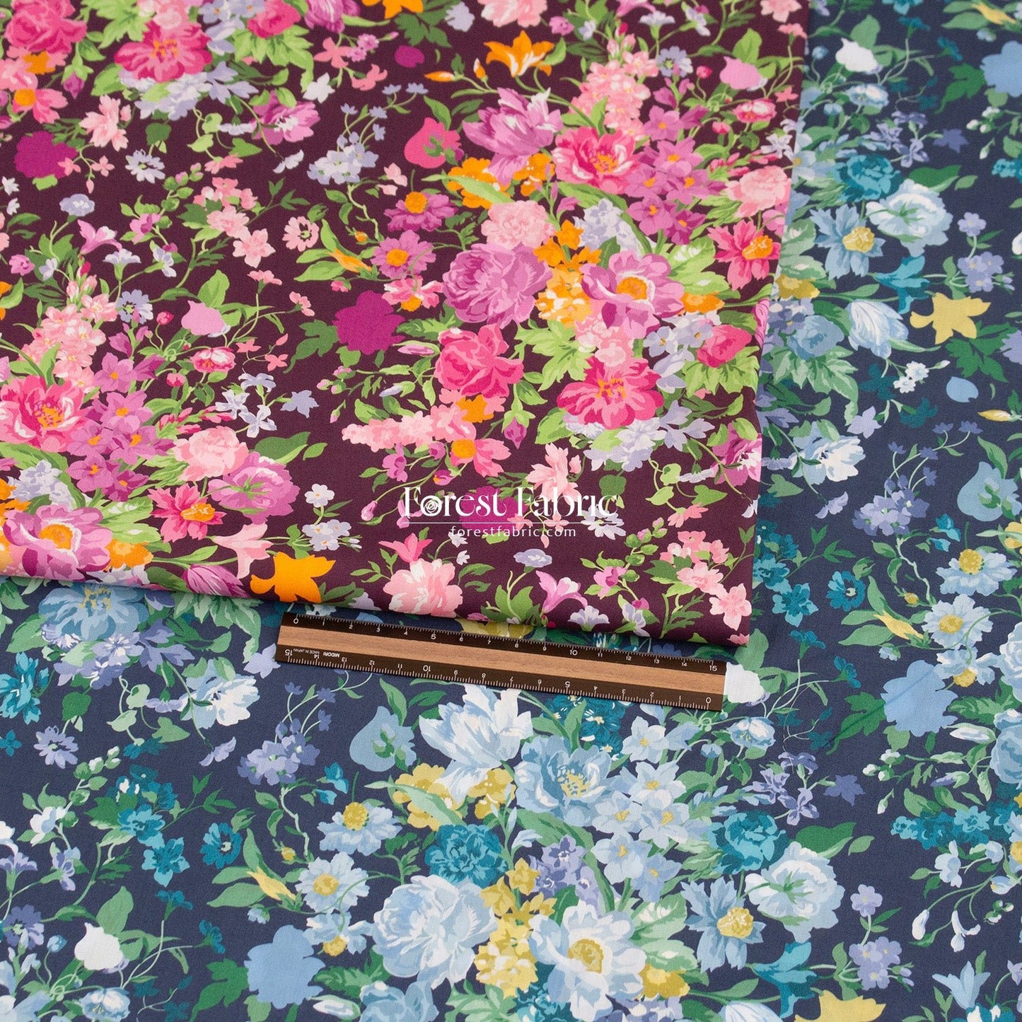 Liberty of London (Tana Lawn™ Cotton Fabric) - BOUQUET CARNIVAL - FO:REST Fabric 布恩堂Liberty fabrictana lawnjapanese fabricykk zipper