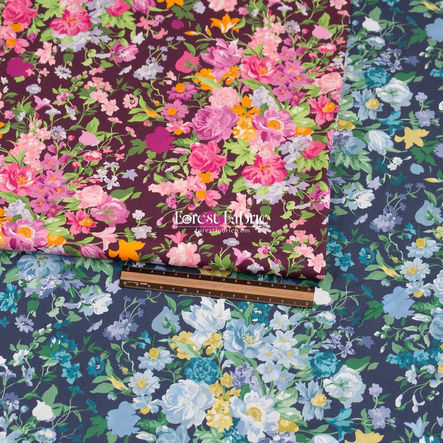 Liberty of London (Tana Lawn™ Cotton Fabric) - BOUQUET CARNIVAL - FO:REST Fabric 布恩堂Liberty fabrictana lawnjapanese fabricykk zipper