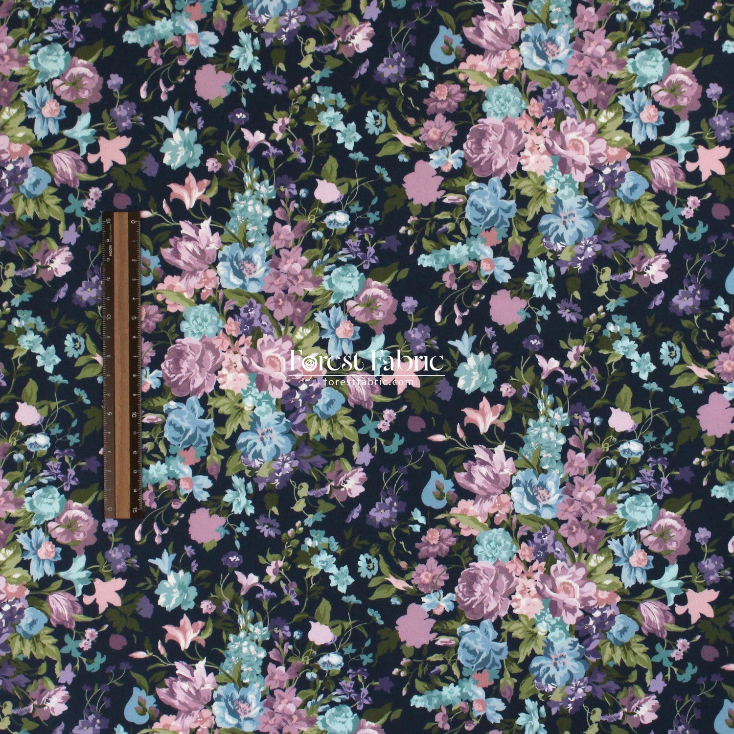 Liberty of London (Tana Lawn™ Cotton Fabric) - BOUQUET PARADE - FO:REST Fabric 布恩堂Liberty fabrictana lawnjapanese fabricykk zipper