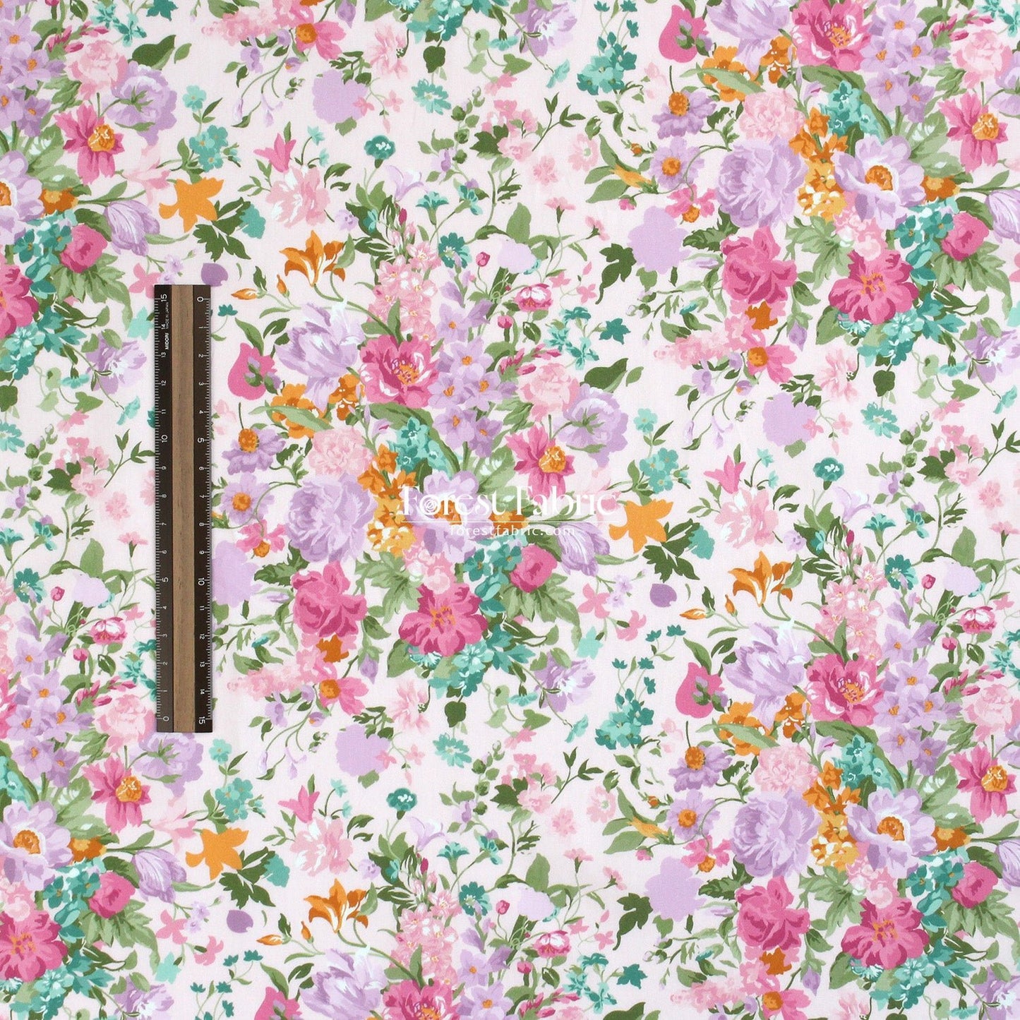Liberty of London (Tana Lawn™ Cotton Fabric) - BOUQUET PARADE - FO:REST Fabric 布恩堂Liberty fabrictana lawnjapanese fabricykk zipper
