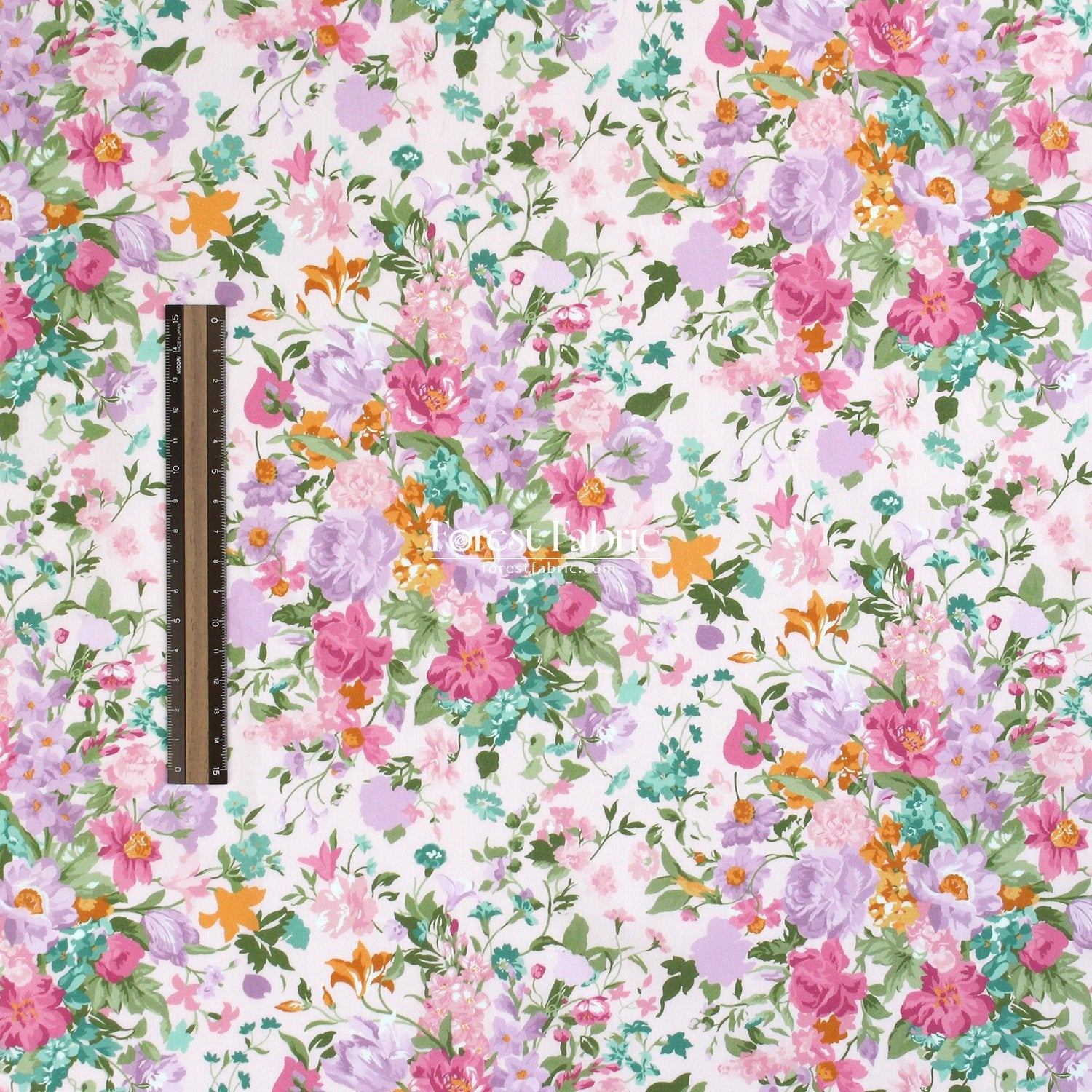 Liberty of London (Tana Lawn™ Cotton Fabric) - BOUQUET PARADE - FO:REST Fabric 布恩堂Liberty fabrictana lawnjapanese fabricykk zipper