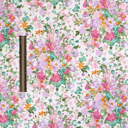 Liberty of London (Tana Lawn™ Cotton Fabric) - BOUQUET PARADE - FO:REST Fabric 布恩堂Liberty fabrictana lawnjapanese fabricykk zipper