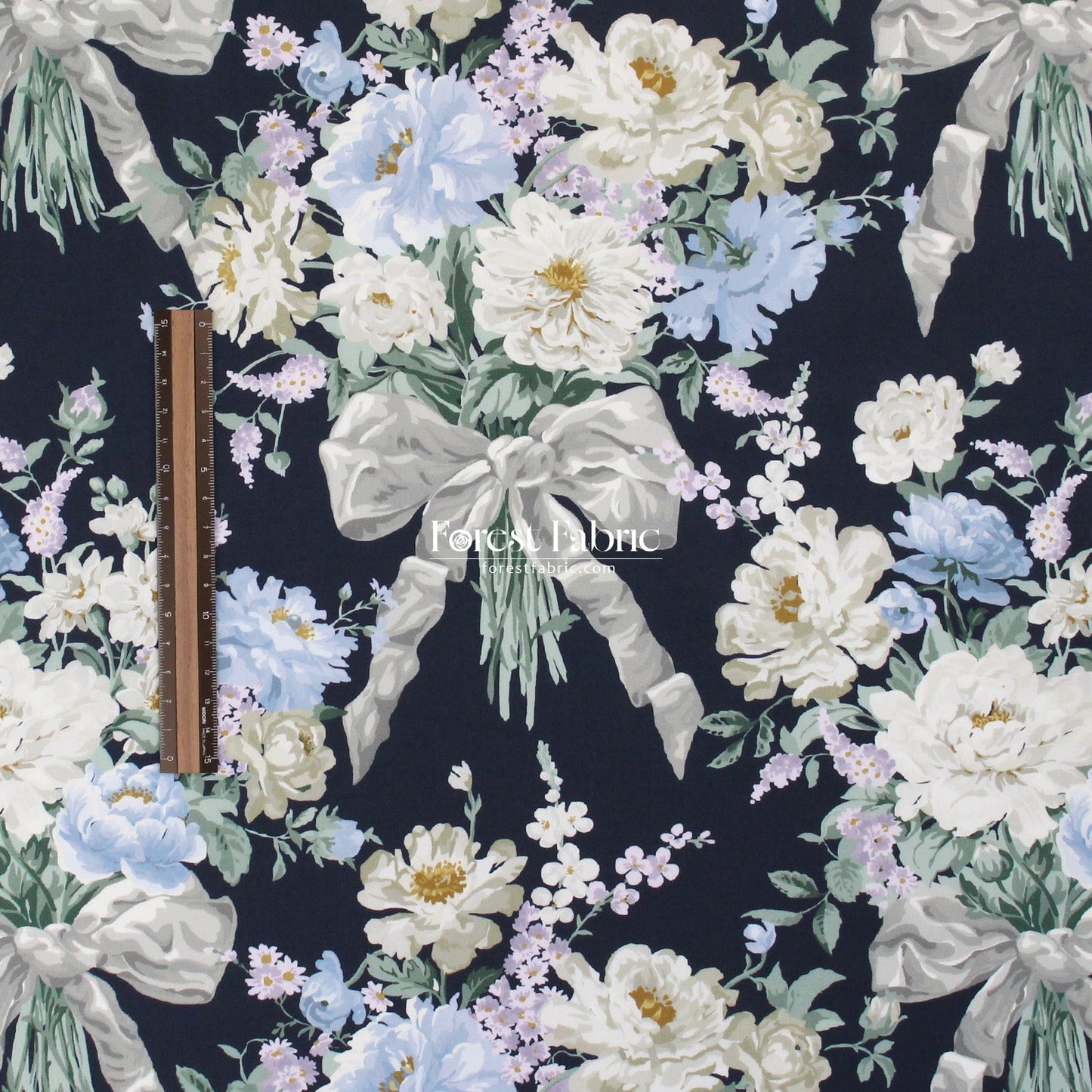 Liberty of London (Tana Lawn™ Cotton Fabric) - BOW BOUQUET - FO:REST Fabric 布恩堂Liberty fabrictana lawnjapanese fabricykk zipper