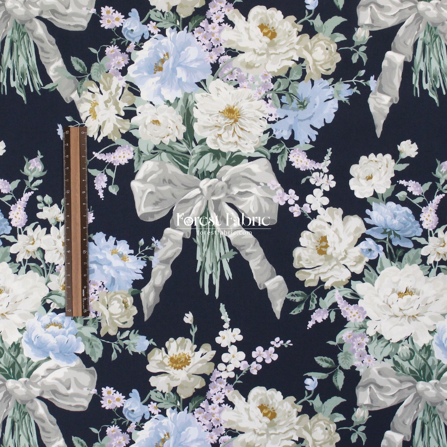 Liberty of London (Tana Lawn™ Cotton Fabric) - BOW BOUQUET - FO:REST Fabric 布恩堂Liberty fabrictana lawnjapanese fabricykk zipper