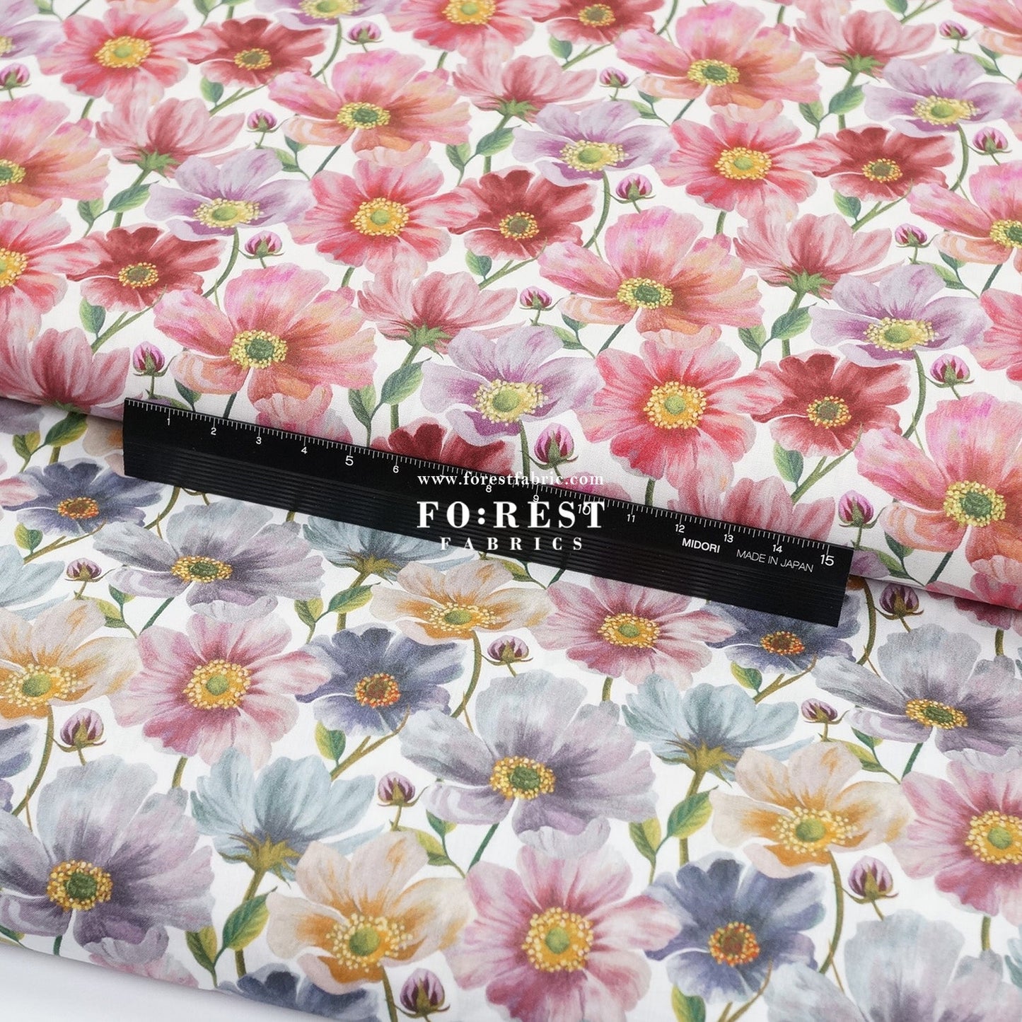 Liberty of London (Tana Lawn™ Cotton Fabric) - Briony - FO:REST Fabric 布恩堂Liberty fabrictana lawnjapanese fabricykk zipper