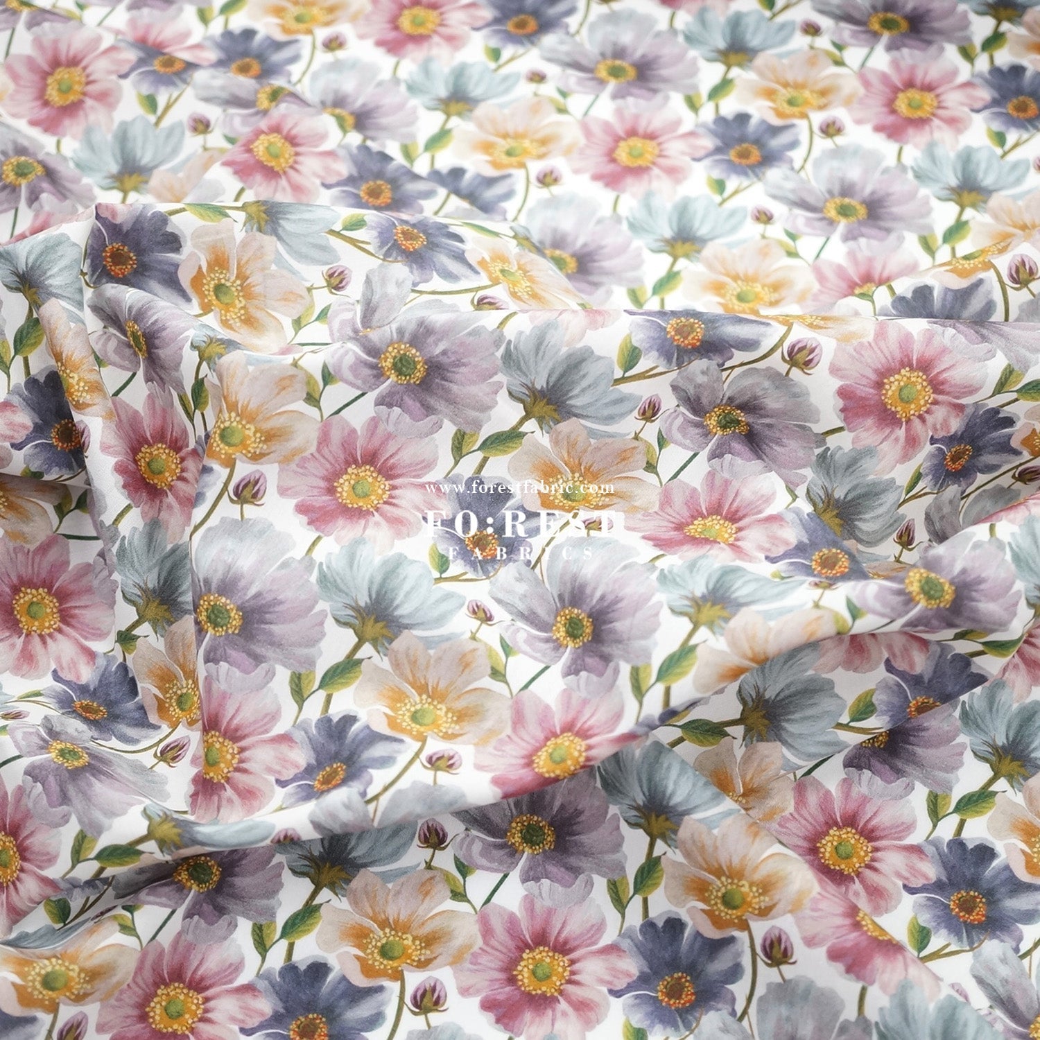Liberty of London (Tana Lawn™ Cotton Fabric) - Briony - FO:REST Fabric 布恩堂Liberty fabrictana lawnjapanese fabricykk zipper
