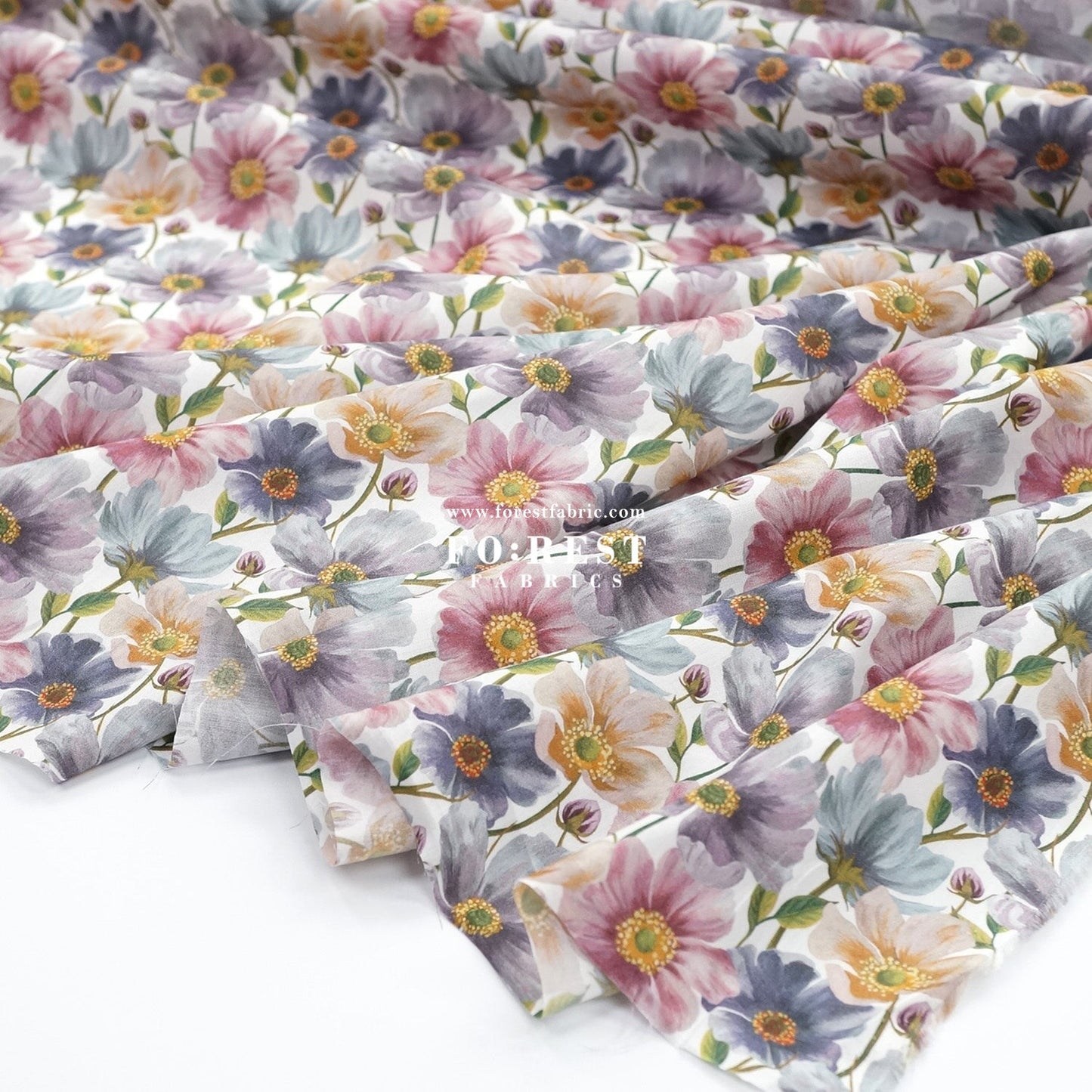 Liberty of London (Tana Lawn™ Cotton Fabric) - Briony - FO:REST Fabric 布恩堂Liberty fabrictana lawnjapanese fabricykk zipper