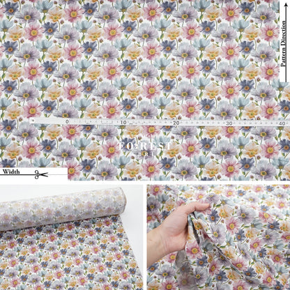 Liberty of London (Tana Lawn™ Cotton Fabric) - Briony - FO:REST Fabric 布恩堂Liberty fabrictana lawnjapanese fabricykk zipper