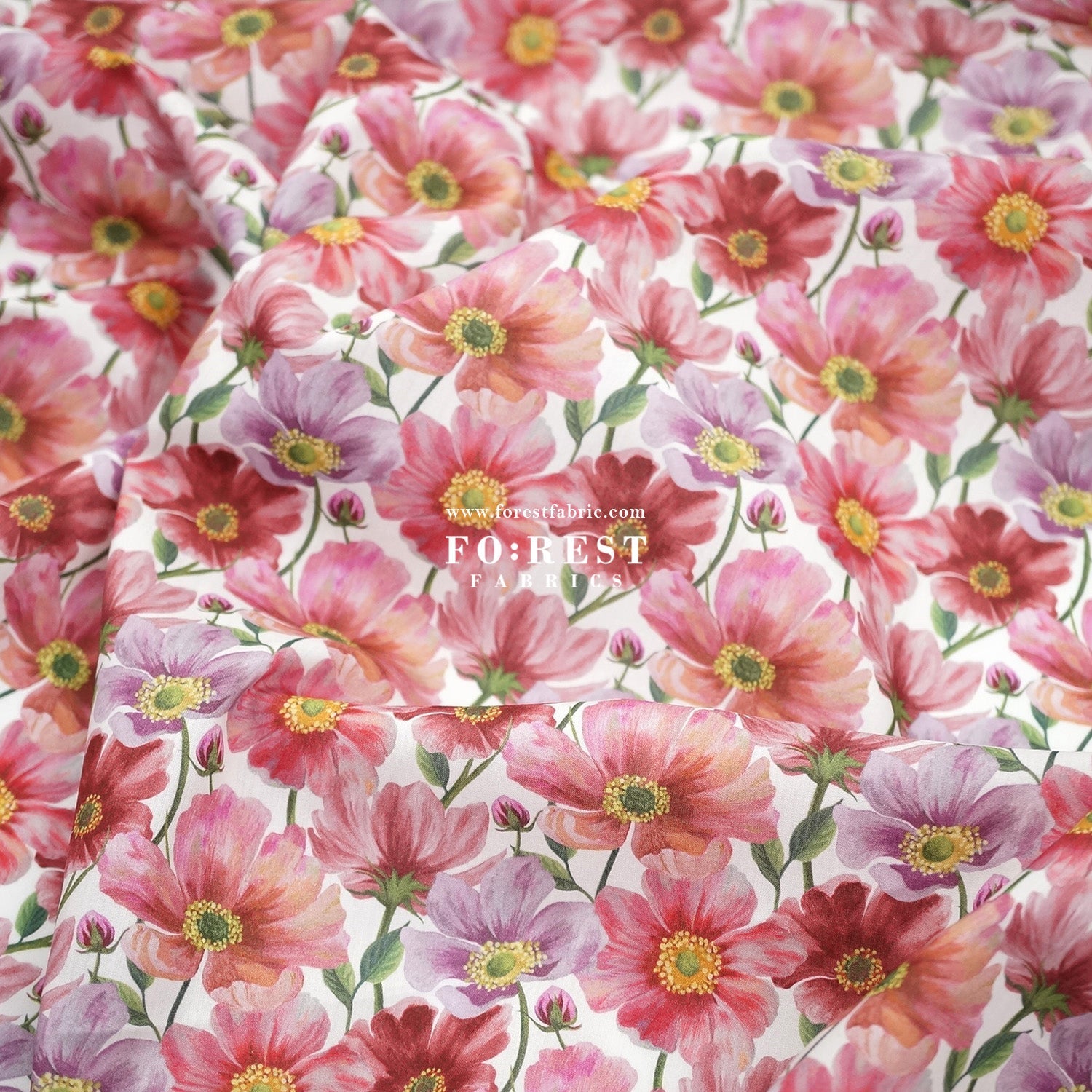 Liberty of London (Tana Lawn™ Cotton Fabric) - Briony - FO:REST Fabric 布恩堂Liberty fabrictana lawnjapanese fabricykk zipper