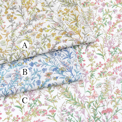 Liberty of London (Tana Lawn™ Cotton Fabric) - Butterfly meadow - FO:REST Fabric 布恩堂Liberty fabrictana lawnjapanese fabricykk zipper