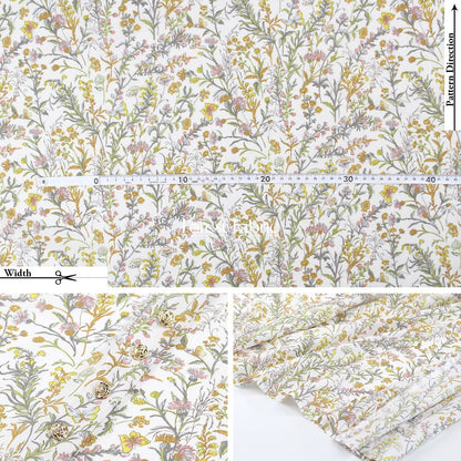 Liberty of London (Tana Lawn™ Cotton Fabric) - Butterfly meadow - FO:REST Fabric 布恩堂Liberty fabrictana lawnjapanese fabricykk zipper