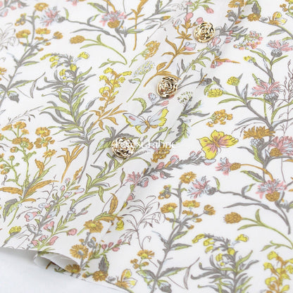 Liberty of London (Tana Lawn™ Cotton Fabric) - Butterfly meadow - FO:REST Fabric 布恩堂Liberty fabrictana lawnjapanese fabricykk zipper