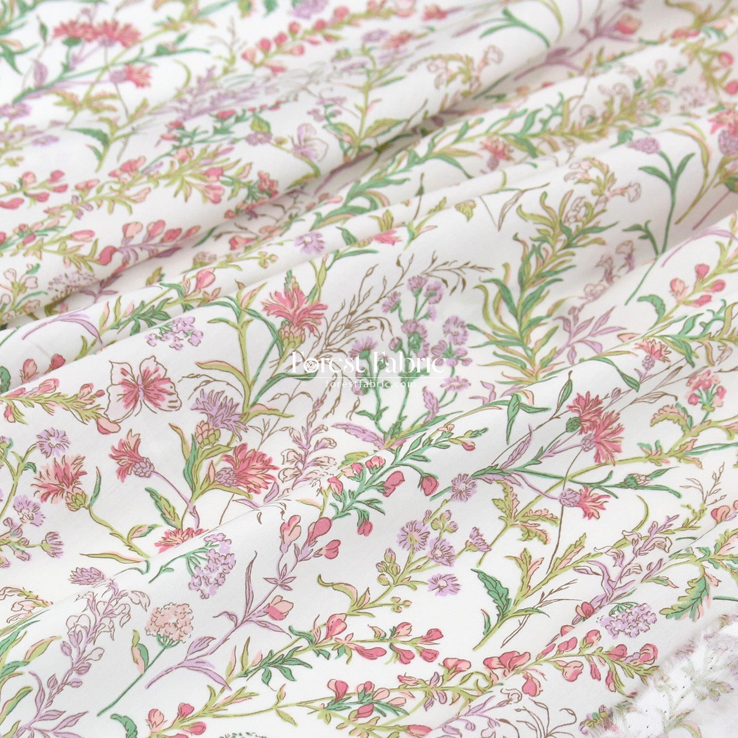 Liberty of London (Tana Lawn™ Cotton Fabric) - Butterfly meadow - FO:REST Fabric 布恩堂Liberty fabrictana lawnjapanese fabricykk zipper