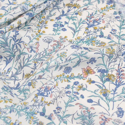 Liberty of London (Tana Lawn™ Cotton Fabric) - Butterfly meadow - FO:REST Fabric 布恩堂Liberty fabrictana lawnjapanese fabricykk zipper