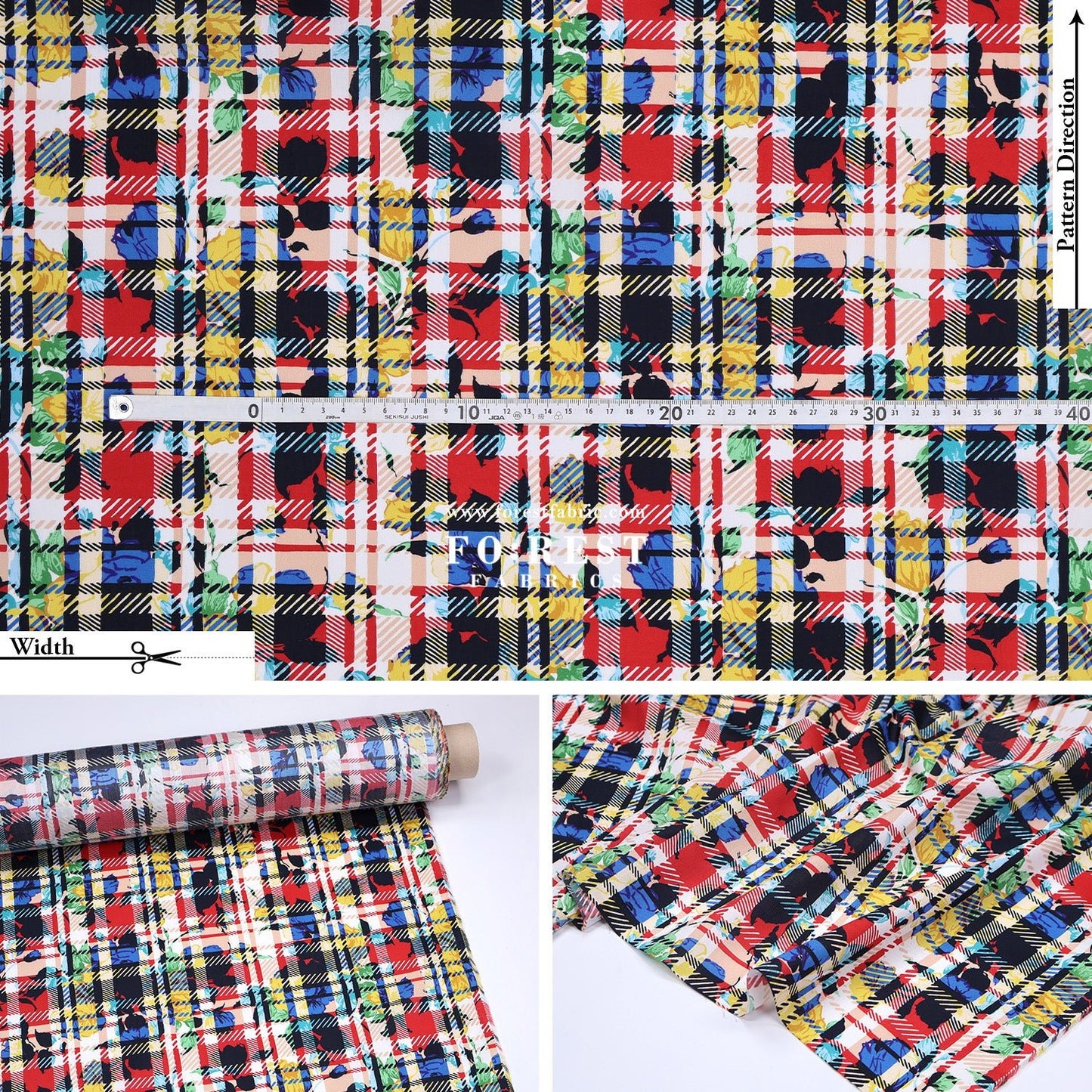 Liberty of London (Tana Lawn™ Cotton Fabric) - Carline Rebel - FO:REST Fabric 布恩堂Liberty fabrictana lawnjapanese fabricykk zipper