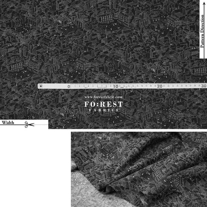 Liberty of London (Tana Lawn™ Cotton Fabric) - Cat City - FO:REST Fabric 布恩堂Liberty fabrictana lawnjapanese fabricykk zipper