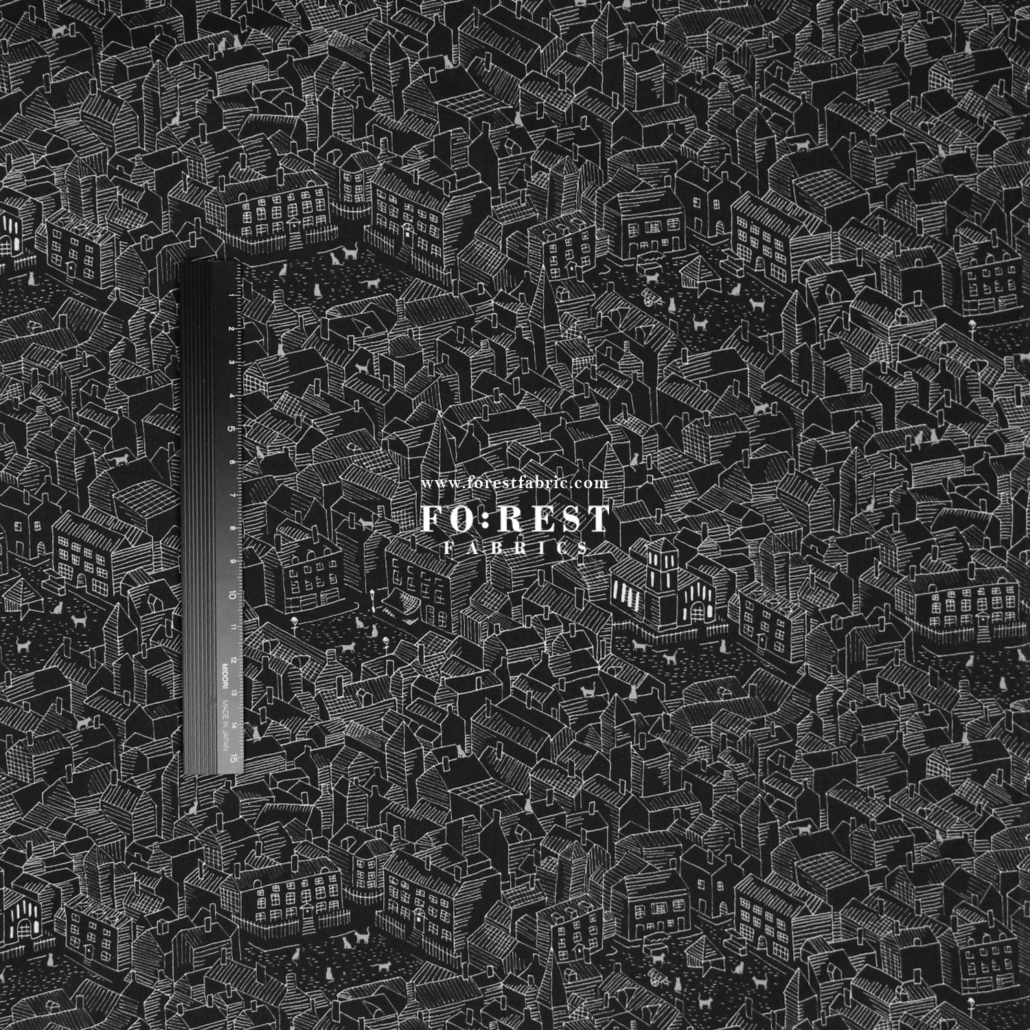 Liberty of London (Tana Lawn™ Cotton Fabric) - Cat City - FO:REST Fabric 布恩堂Liberty fabrictana lawnjapanese fabricykk zipper