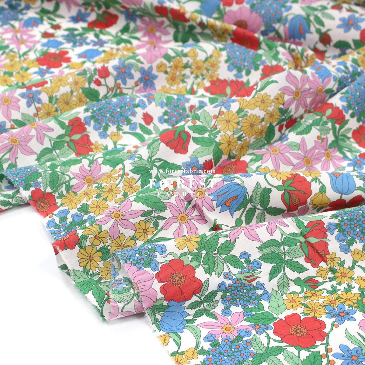 Liberty of London (Tana Lawn™ Cotton Fabric) - Clarabell - FO:REST Fabric 布恩堂Liberty fabrictana lawnjapanese fabricykk zipper