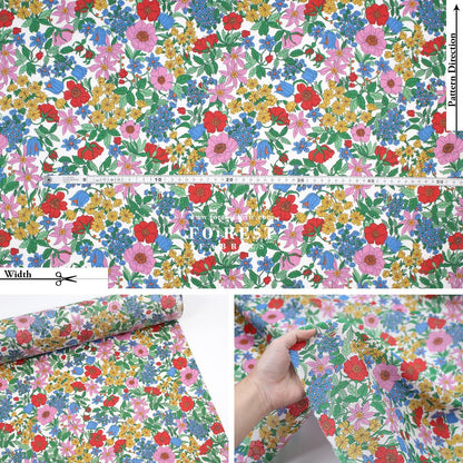 Liberty of London (Tana Lawn™ Cotton Fabric) - Clarabell - FO:REST Fabric 布恩堂Liberty fabrictana lawnjapanese fabricykk zipper