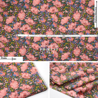 Liberty of London (Tana Lawn™ Cotton Fabric) - Clementina Daisy - FO:REST Fabric 布恩堂Liberty fabrictana lawnjapanese fabricykk zipper