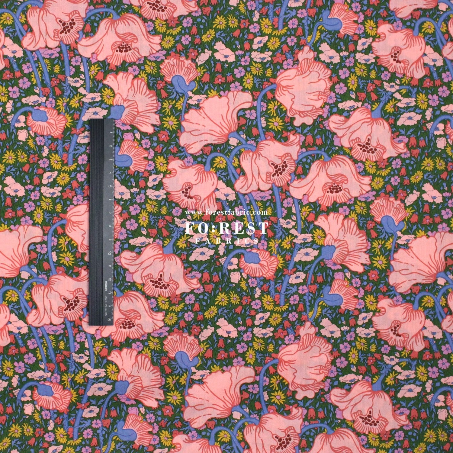 Liberty of London (Tana Lawn™ Cotton Fabric) - Clementina Daisy - FO:REST Fabric 布恩堂Liberty fabrictana lawnjapanese fabricykk zipper