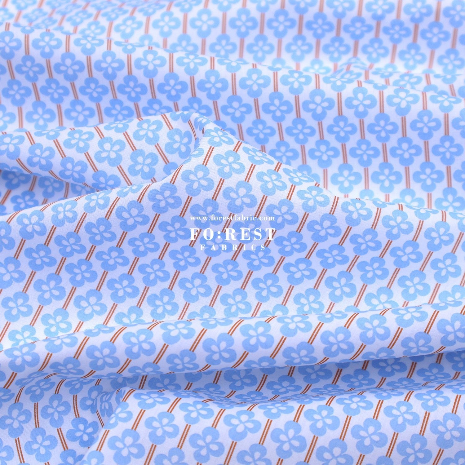 Liberty of London (Tana Lawn™ Cotton Fabric) - Clover Fiflds - FO:REST Fabric 布恩堂Liberty fabrictana lawnjapanese fabricykk zipper